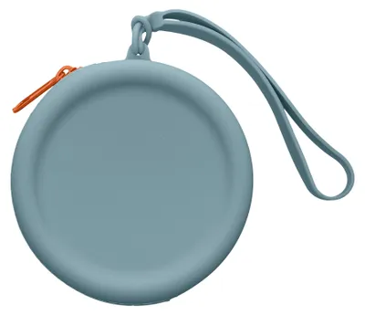 Produktbild von kwmobile In-Ear Kopfhörer Case kompatibel mit in-ear Headphones Hülle - Headphones Schutzhülle aus Silikon - Innenmaße 7 x 7 cm - Hellblau