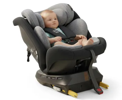 Produktbild von BUF BOOF® P100 autosedačka i-Size R129 40–150 cm, otočná 360°, ISOFIX, s bočnou ochranou, polohovanie až do 165°, Black, KI-generiertes Bild