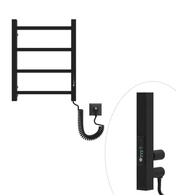 Obrázok produktu pre ELNA Kúpeľňový Elektrický Sušiak na uteráky do kúpeľne / Radiátor elektrický 45W 510 x 400 mm s termostatom čierna mini