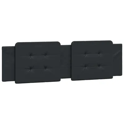 Image de Coussin de tête de lit Zadar noir 180 cm similicuir