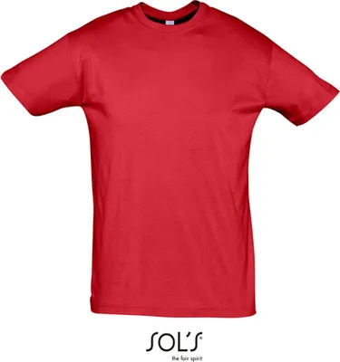 Immagine prodotto di SOLs 11380 | Maglietta da uomo Regent 150 - Colore: Rosso - Taglia: M