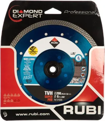 Image de Rubi Diamond Disc Superpro 2O0/25,4Mm Tvh Wet