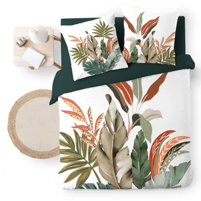 Produktbild von Komplettes Baumwoll-Bettwäsche-Set, 3-teilig, ROMY, 240 x 220 cm