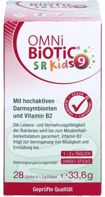 Produktbild von OMNi-BiOTiC SR-9 Kids mit wertvollen Bakterienstämmen, 28 St. Beutel