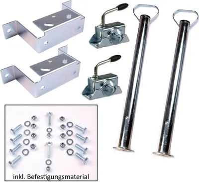 Produktbild von 600 mm Abstellstützen Set mit Halterung für STEMA Anhänger