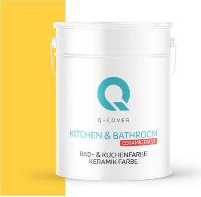 Produktbild von BAD-& KÜCHENFARBE | Golden | 10 L | für Wände – robust, schmutzabweisend, tiefmatt | Q-COVER