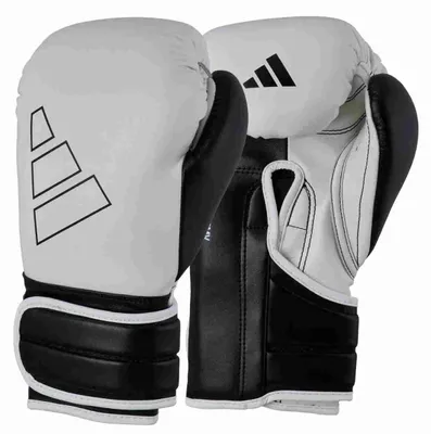 Produktbild von adidas Boxhandschuhe Hybrid 500 weiß/schwarz Unzen/OZ - 14