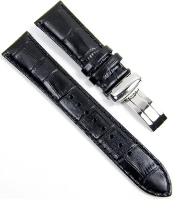 Produktbild von Casio Edifice Uhrenarmband Leder schwarz 23mm EFR-512L EFR-512