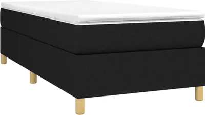 Produktbild von vidaXL Boxspringbettgestell Schwarz 90x190 cm Stoff