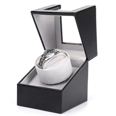 Productafbeelding van Olvy horlogewinder voor automaat horloges, met een extreem stille motor, een zacht horlogenkussen. Geschikt voor 1 horloge