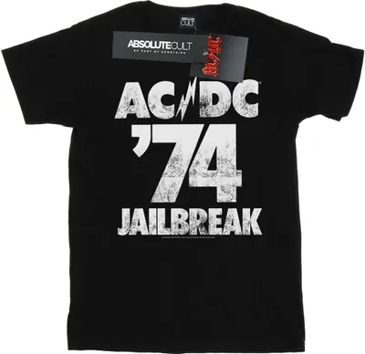 Produktbild von AC/DC - "Jailbreak 74" T-Shirt für Herren BI7350 (L) (Schwarz)