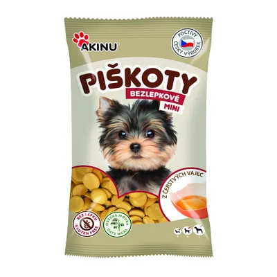Produktbild von Akinu Bezlepkové Mini piškoty pamlsek pro psy 120 g