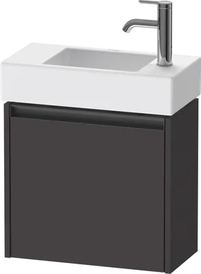 Produktbild von Duravit Ketho.2 Wastafelonderkast 48,4x23,8x44 cm Supermat Grafiet