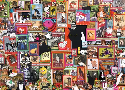 Produktbild von Katzen Collage 1000 Teile