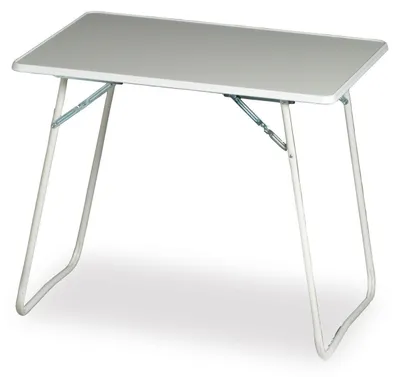 Produktbild von Klapptisch Camping Stahl Weiß 80 x 60 x 67 cm