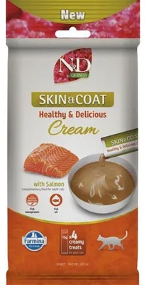 Zdjęcie produktu dla FARMINA N&D QUINOA CAT SKIN & COAT przysmak dla kota łosoś 4x15g