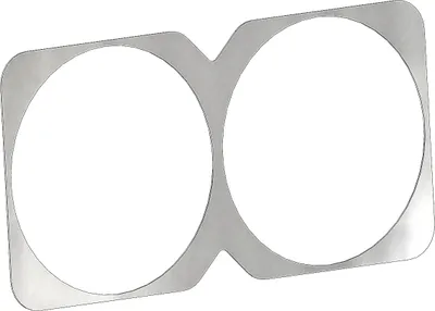 Produktbild von Reparaturring Edelstahl Trockenbau - 0,5 mm stark - 2 fach - für Hohlwanddose
