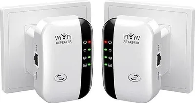 Produktbild von WLAN-Verstärker-Steckdose – WLAN-Steckdose 300 Mbit/s – WLAN-Repeater – Internet-Booster – WLAN-Extender