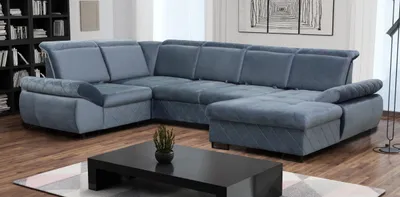 Zdjęcie produktu dla Sofa Eckowa, kanapa, obita tkaniną lub skórą, meble do salonu, narożnik