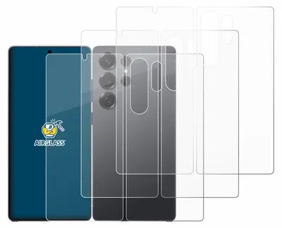 Produktbild von 3x BROTECT Schutzglas für Samsung Galaxy S25 Ultra (Display+Rückseite) Schutzfolie Panzer Folie Glas Display Schutz klar