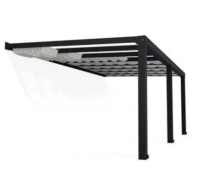 Produktbild von Palram - Canopia Sonnensegel für Terrassendach Stockholm Weiß 340x590 cm