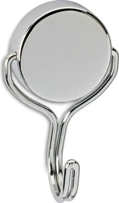 Produktbild von MAUL Magnet rund 1 Stück 30 kg Stahl Metall Neodym mit haken 7.7 x 4.6 x 2.8 cm silber