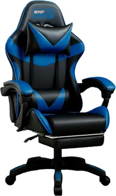 Produktbild von Bürostuhl Professioneller Gaming-Stuhl – ergonomisch & neigbar – bequemer und entspannender Gaming-Stuhl mit Fußstütze – drehbare Räder, höhenverstell
