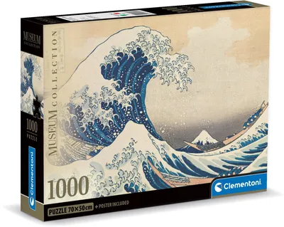 Image de Clementoni Puzzle 1000 Compact Museum Hokusai 39707