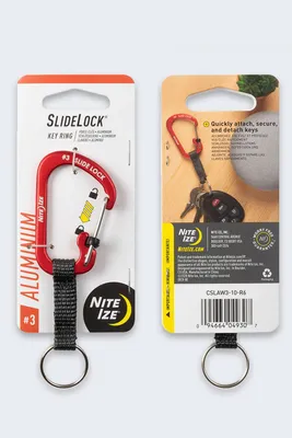 Productafbeelding van Nite Ize Slidelock sleutelhouder - rood