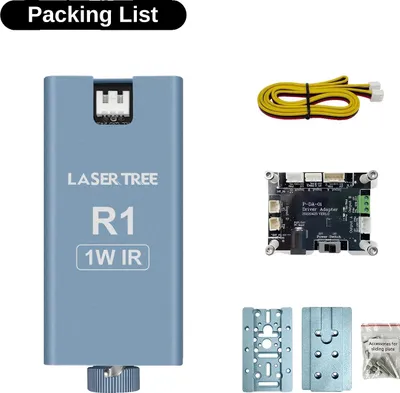 Obrázek produktu pro Laserový modul, přesné gravírování, rychlé nastavení zaostření, LT-R1 1W