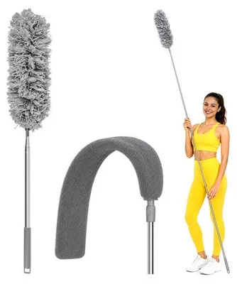 Obrázek produktu pro Zortiva 28327 Antistatická teleskopická prachovka 4 v 1, 80 - 250 cm, šedá