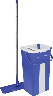 Immagine prodotto di Livington Touchless Mop – Set per pulire i pavimenti con secchio per strizzare senza chinarsi