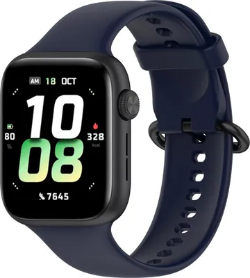 Produktbild von Für Honor Watch 5 Solid Color Design Verschluss Soft Silikon Ersatz Armband Dunkelblau