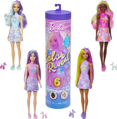 Zdjęcie produktu dla Lalka Barbie Color Reveal Balon Zwierzątko Niespodzianka