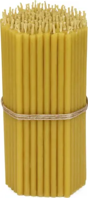Produktbild von 520g Qualität Bienenwachs Dünne Kerzen Für Zuhause Kirche (ca. 150 St.) 36261