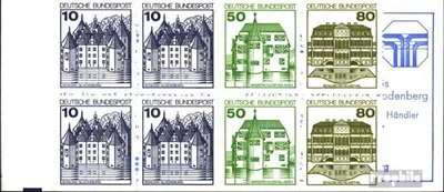 Produktbild von Briefmarken BRD (BR.Deutschland) 1982 Mi MH24a (kompl.Ausg.) postfrisch Burgen und Schlösser