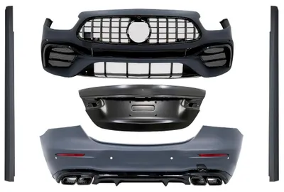 Produktbild von Kompletter Umbau-Bodykit für Mercedes E-Klasse W213 16-19 zum MOPF 2020 E63s Design.