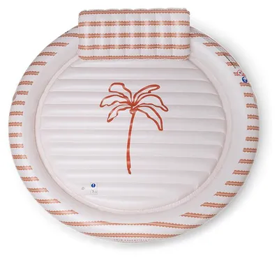 Image de Piscine de Bronzage Swim Essentials Ronde - Beige - Saint Tropez - 201 X 201 X 38 Cm