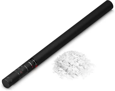 Produktbild von Magic FX Handbetriebene Konfettikanone Schneeflocken 80cm - Weiß