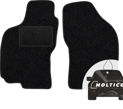 Image de moto-MOLTICO Tapis de sol avant en velours noir pour Fiat Brava Bravo 1995-2001