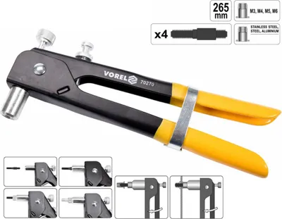 Produktbild von Nietenzange Nietmutternzange Länge 265 mm für Nieten M3 - M6