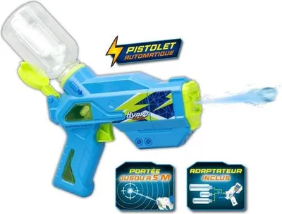 Produktbild von Elektronische Wasserpistole Hydro Mad Mini Blaster, Reichweite 5m, 100ml + 200ml Tank, 8+ Jahre