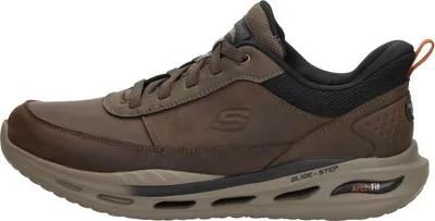 Image de Skechers Slip-Ins: Arch Fit Orvan  Veterschoenen Laag - Donkerbruin - Maat 48.5
