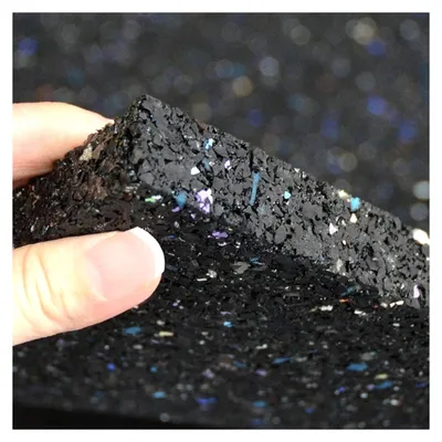 Produktbild von Antivibrationsmatte 60 x 60 cm, 2 cm dick - zuschneidbare Unterlage für Waschmaschine und Trockner, Gummiunterlage, Schallschutzmatte
