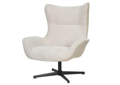 Image de MASSIVMOEBEL24 | Fauteuil 90x85x80 beige OSKAR #300