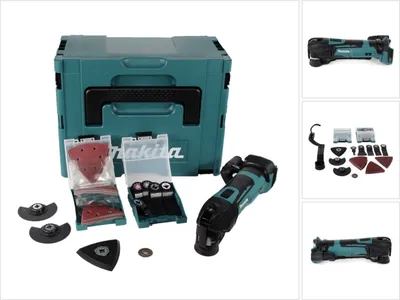 Produktbild von Makita Akku-Multifunktion Werkzeug DTM51ZJX2 Solo 18, Zubehör, ohne Akku/Lad