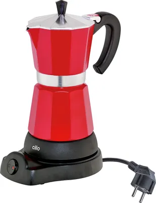 Productafbeelding van Elektrische espressokoker "Classico", rood, Cilio