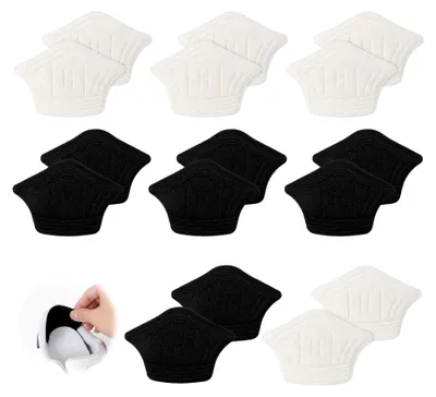 Produktbild von 10 Paar selbstklebende Fersenpolster für Schuhe - Ergonomisches Design für Komfort und Schutz