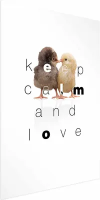Produktbild von Posterpapier Poster - Keep Calm and Love 60x90 cm Text g-A-0220-ao-a