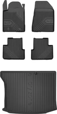 Produktbild von FROGUM Gummimatten Auto Fußmatten + Kofferraummatte für Fiat Bravo II 2007-2014